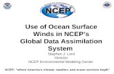 NCEP: “where America’s climate, weather, and ocean services begin”