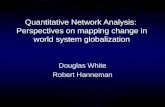 Quantitative Network Analysis:  Perspectives on mapping change in world system globalization
