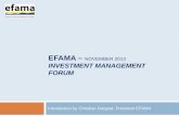 EFAMA –  November 2013 Investment management forum