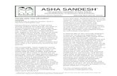 ASHA SANDESH * The quarterly newsletter of Asha-Atlanta EMPOWERING THROUGH EDUCATION