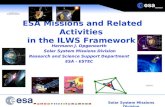ESA Missions and Related Activities  in the ILWS Framework