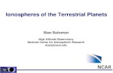 Ionospheres of the Terrestrial Planets