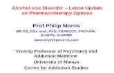 Alcohol Use Disorder – Latest Update on Pharmacotherapy Options