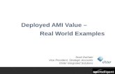 Deployed AMI Value –  Real World Examples