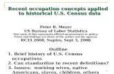 Recent occupation concepts applied to historical U.S. Census data