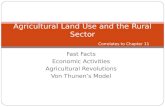 Agricultural Land Use and the Rural Sector Correlates to Chapter 11