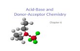 Acid-Base and  Donor-Acceptor Chemistry