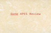 Some  APES Review