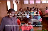 Mpala, Kenya: A Summer of Teaching, Research and Learning