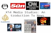 KS4 Media Studies: An Introduction To News