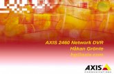 AXIS 2460 Network DVR Håkan Grönte hg@axis