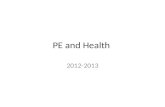 PE and Health