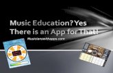 Music Education? Yes There is an App for That!