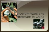 The Opium Wars and the Aftermath in China