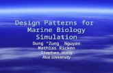 Design Patterns for  Marine Biology Simulation