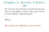 Chapter 3, Section 3 Warm-Up