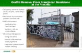 Graffiti Removal From Franciscan Sandstone  at the Presidio
