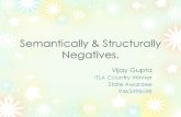 Semantically & Structurally Negatives.