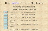 The  Math  Class Methods