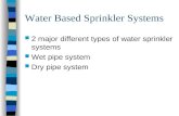 Water Based Sprinkler Systems