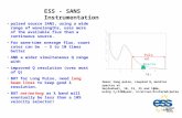 ESS - SANS Instrumentation
