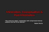 Minimalism, Conceptualism & Post-Minimalism