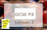 GCSE P.E Lesson 2 Muscles