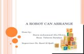 A ROBOT CAN ARRANGE