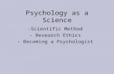 Psychology as a Science