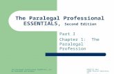 The Paralegal Professional ESSENTIALS,  Second Edition