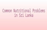Common Nutritional Problems in Sri Lanka