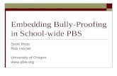 Embedding Bully-Proofing in School-wide PBS