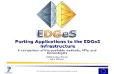 Porting Applications to the EDGeS Infrastructure