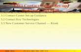 CH3 Contact Center Set-up Guidance and Skill