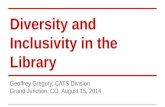 Diversity and Inclusivity in the Library