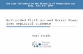 Multisided Platforms and  Market Power Some empirical evidence