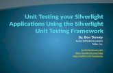 Unit Testing your Silverlight Applications Using the Silverlight Unit Testing Framework