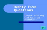 Twenty Five Questions