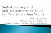 Self-Advocacy and  Self-Determination Skills for Transition-Age Youth