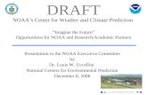 Presentation to the NOAA Executive Committee by Dr. Louis W. Uccellini