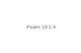Psalm 19:1-4