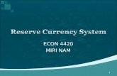 Reserve Currency System