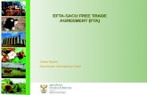 EFTA-SACU FREE TRADE AGREEMENT (FTA)