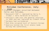 Potsdam Conference, July 1945