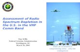Assessment of Radio Spectrum Depletion in the U.S. in the VHF Comm Band