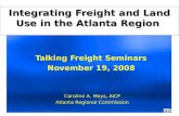 Integrating Freight and Land Use in the Atlanta Region
