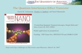 Nano and Giga Challenges in Electronics and Photonics, March 16, 2007
