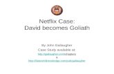 Netflix Case: David becomes Goliath