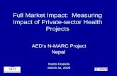Full Market Impact:  Measuring Impact of Private-sector Health Projects
