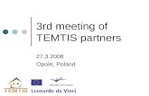 3rd meeting of TEMTIS partners